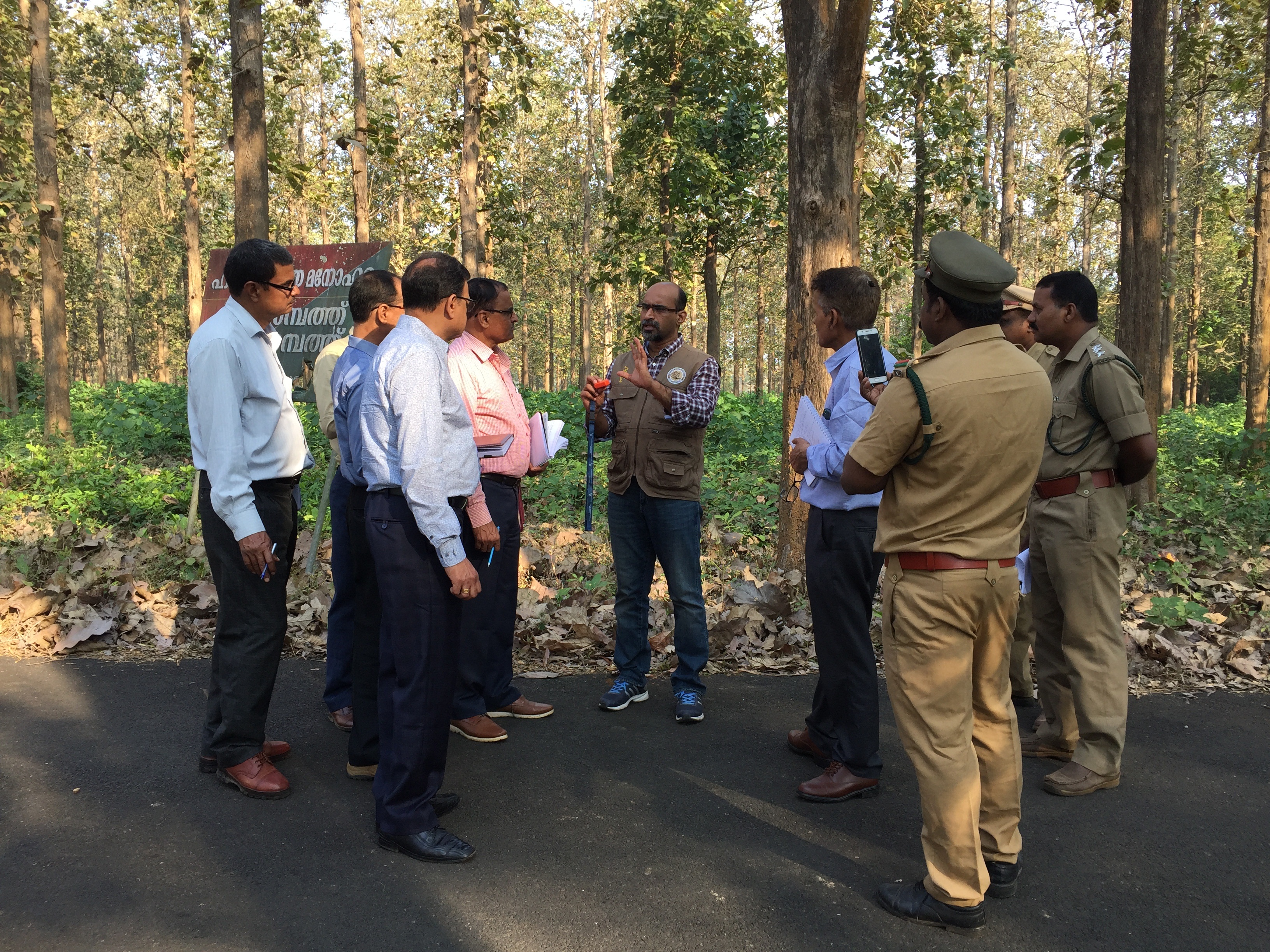Visit of Officials from Uttar Pradesh Forest Department  to Nilambur Teak Plantation February 2020