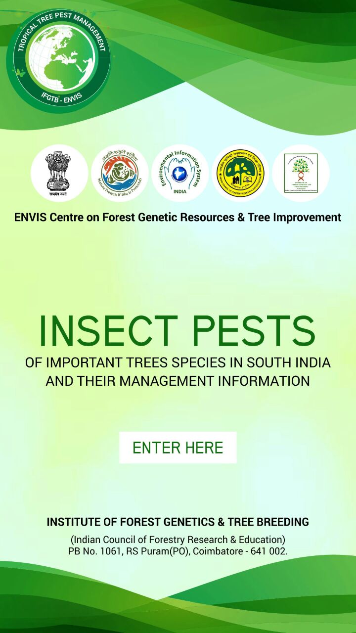 Mobile app - Tree pests of India